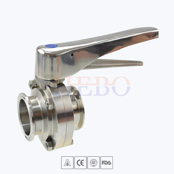 Stainless-Steel-Food-Equipment-Clamped-Gripper-Butterfly-Valve-With-Ss-Handle