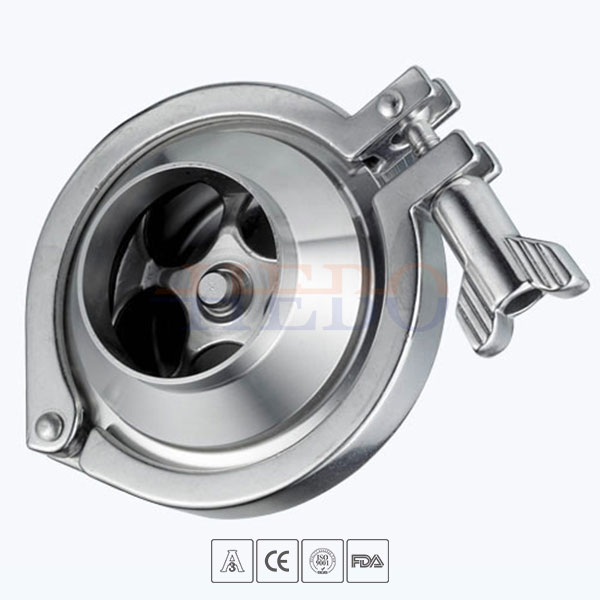 Stainless-Steel-Food-Equipment-Welded-Middle-Clamp-Nrv-Check-Valve