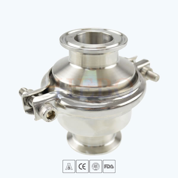 Stainless-Steel-Food-Processing-Clamped-Middle-Clamp-Nrv-Check-Valve