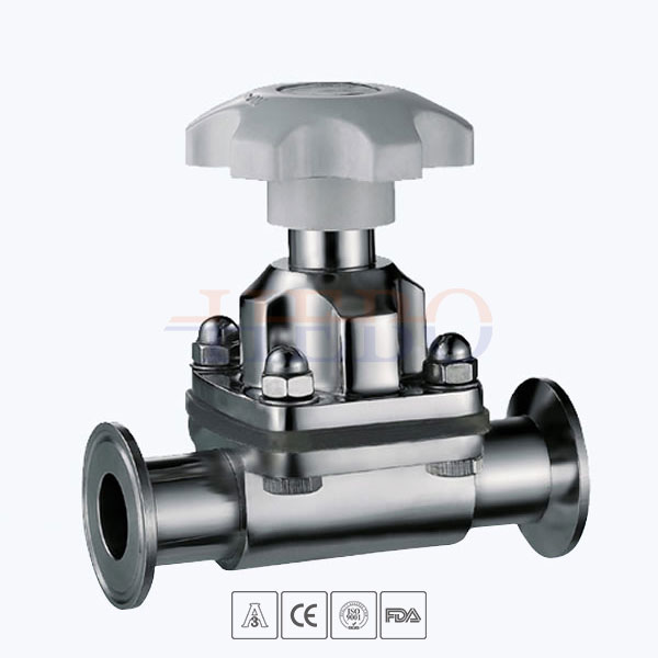 stainless-steel-food-processing-manual-type-clamped-diaphragm-valve