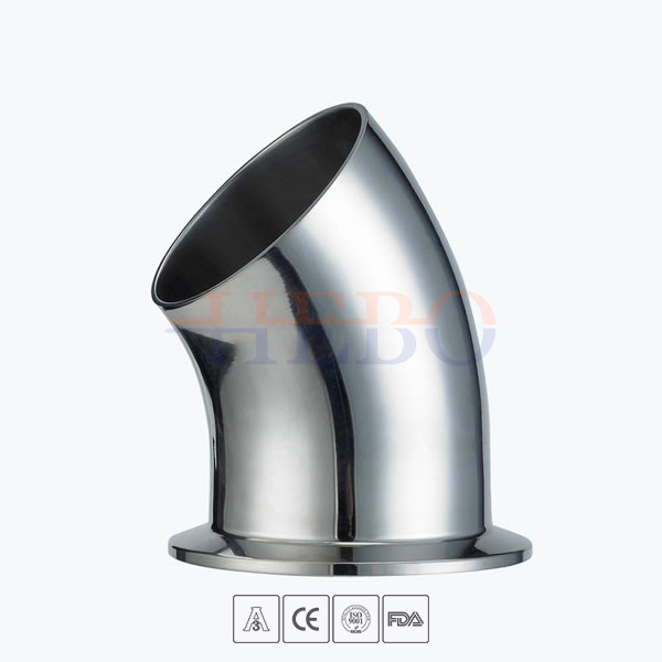 stainless-steel-food-equipment-L2KM-clamp-weld-45d-elbow