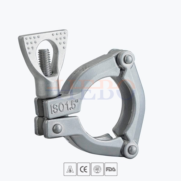 stainless-steel-sanitary-grade-13MHHS-three-segment-clamp