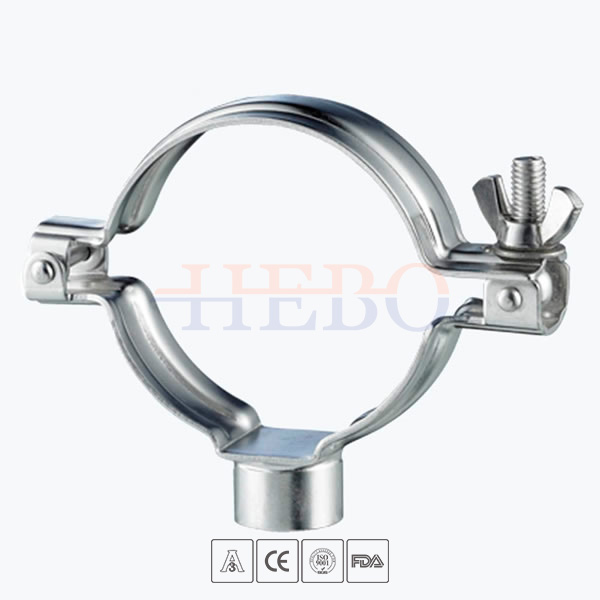 stainless-steel-food-grade-TH1-round-pipe-clamp-with-female-nipple