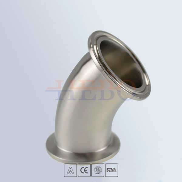 stainless-steel-hygienic-2KMP-45D-tri--clamp-bend-pipe-fitting