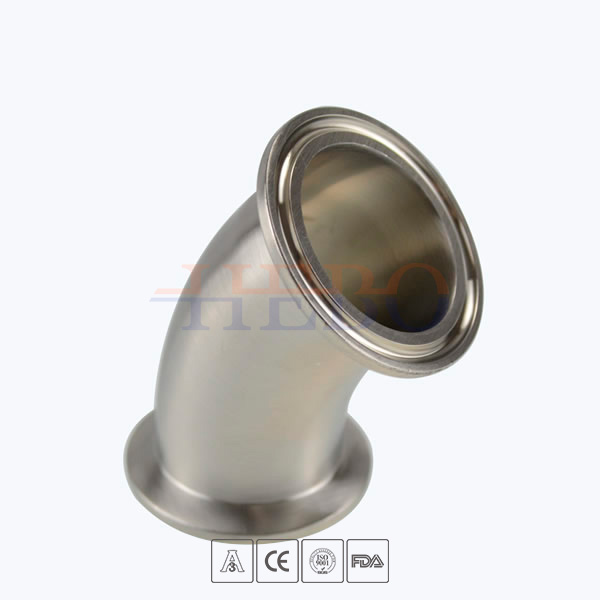 stainless-steel-sanitary-2KMP-45D-clamped-elbow