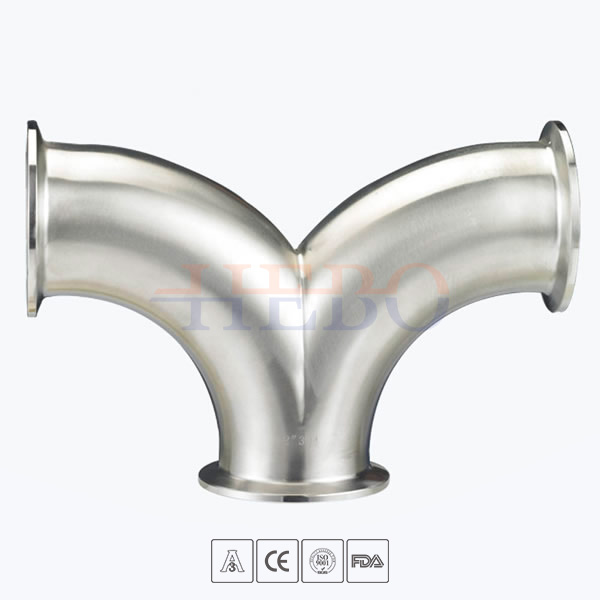 stainless-steel-sanitary-2YC-double-bend-line-spliter