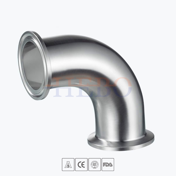 stainless-steel-food-processing-2CMP-tri-clamp-90d-elbow-pipe-fitting