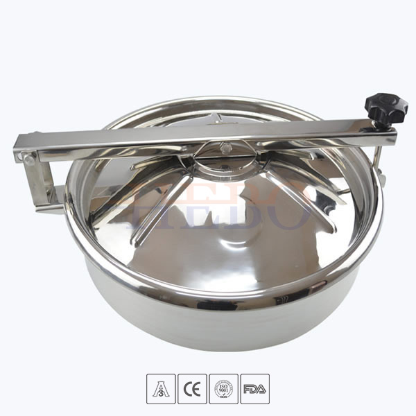 stainless-steel-food-grade-round-non-pressure-manhole-cover-with-Bulge