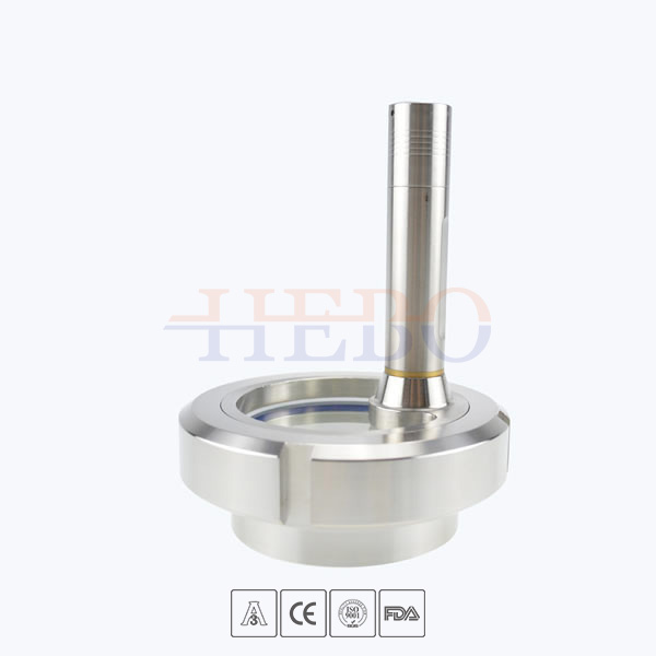 stainless-steel-hygienic-union-type-sight-glass-with-LED-light