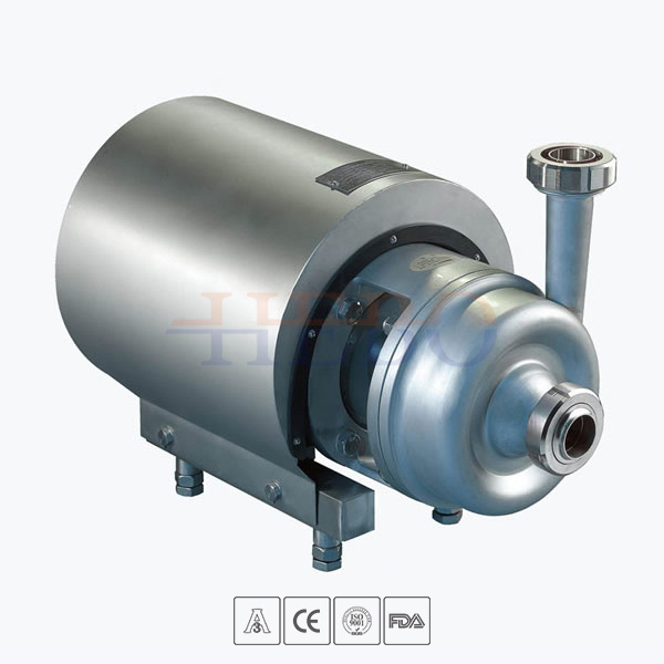 Sanitary-round-cover-open-impeller-centrifugal-pump