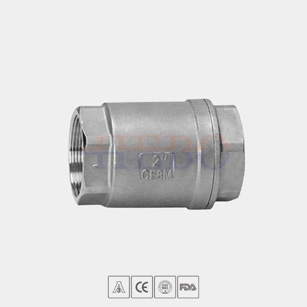 Vertical check valve