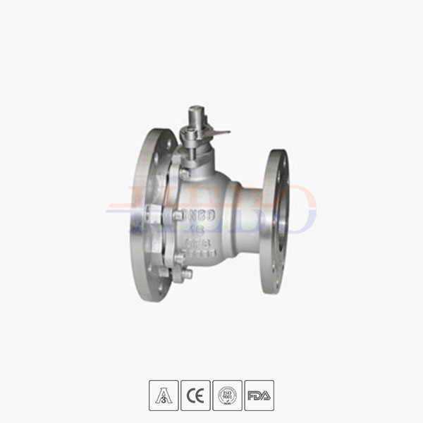 Discharge ball valve