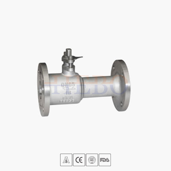 Integrated high temperature ball valve