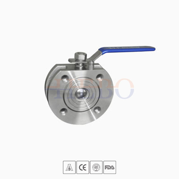 Thin ball valve