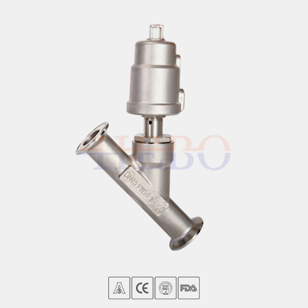 Angle seat valve