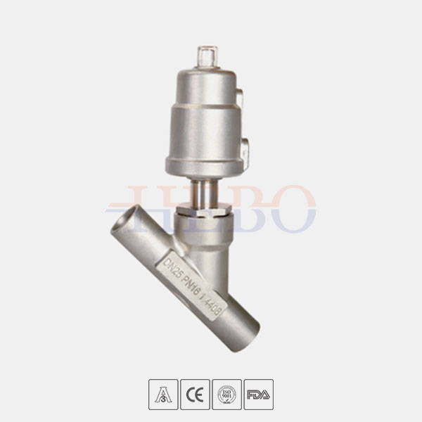 Angle seat valve