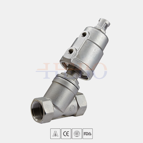 Angle seat valve