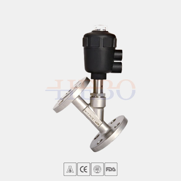 Angle seat valve